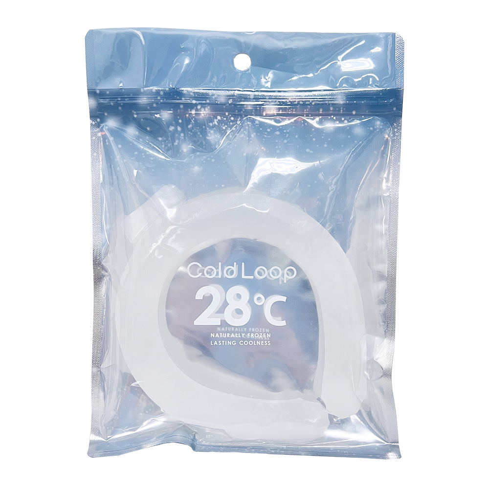 Santan涼感頸圈-基本款白色示意圖