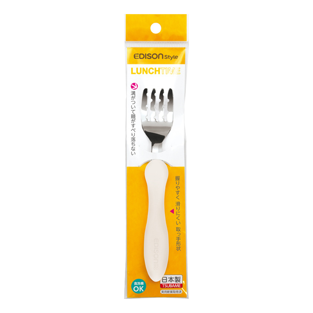 幼兒學習叉子(白色)示意圖