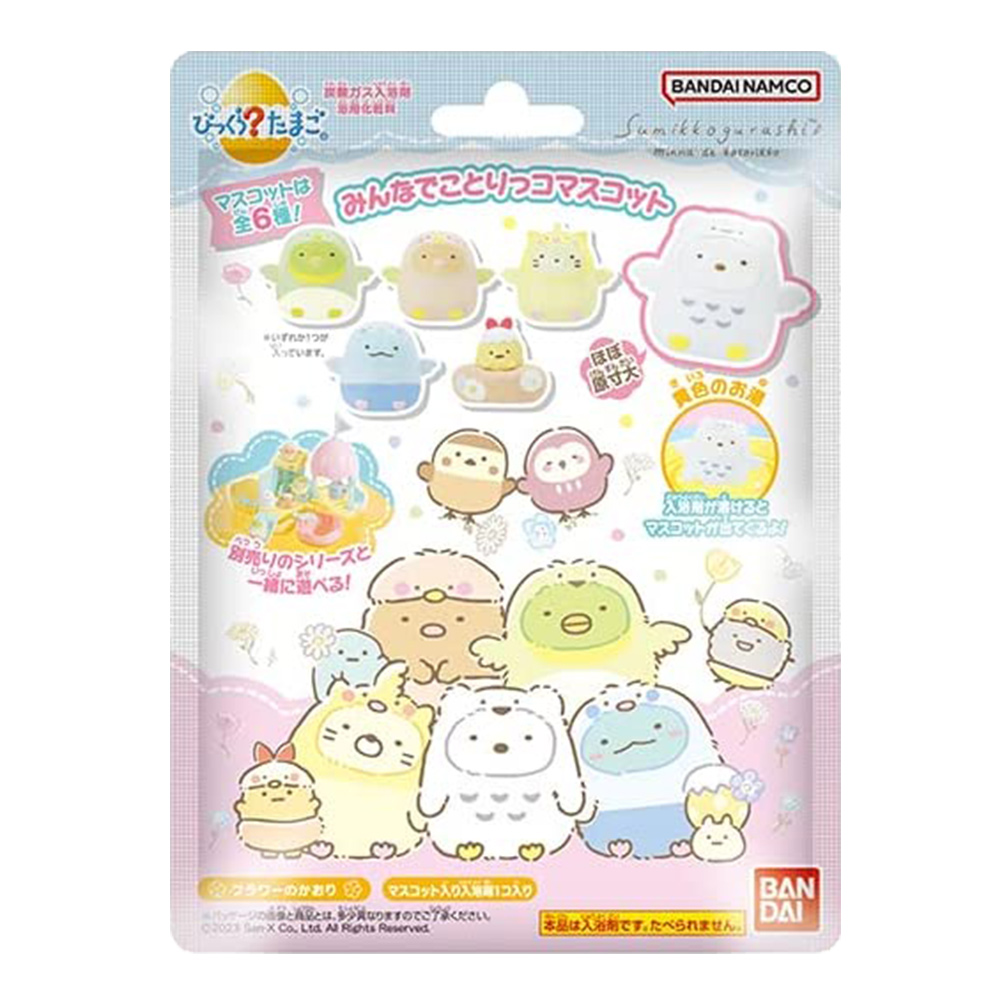 角落生物之小鳥扮裝入浴球(淺藍粉)55g示意圖