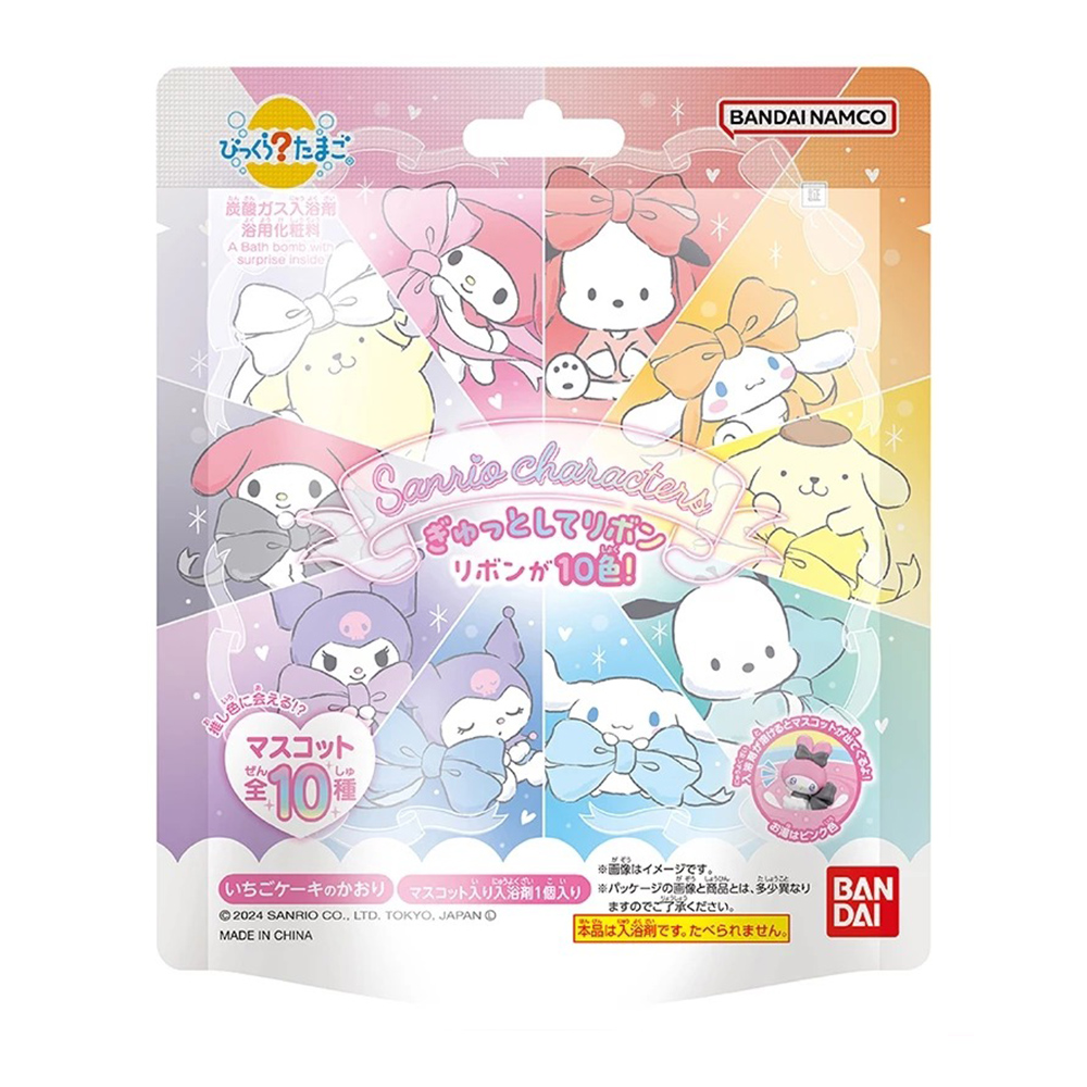 BANDAI三麗鷗系列入浴球(蝴蝶結)55g示意圖