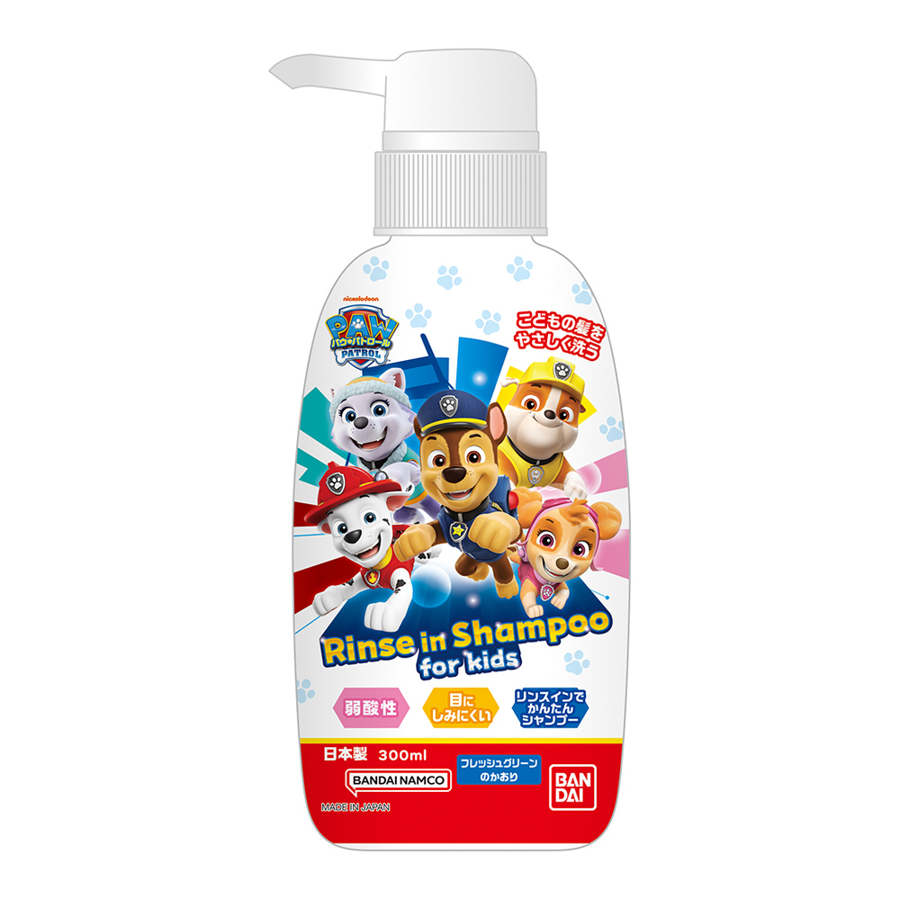 BANDAI兒童洗髮精(汪汪隊立大功/清綠香)300ml示意圖