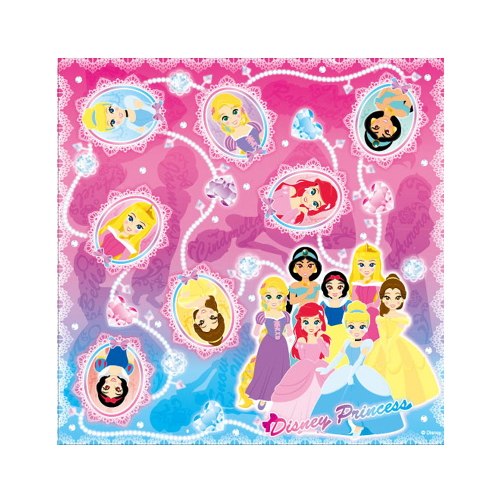 卡通手帕-迪士尼公主(蕾絲)示意圖