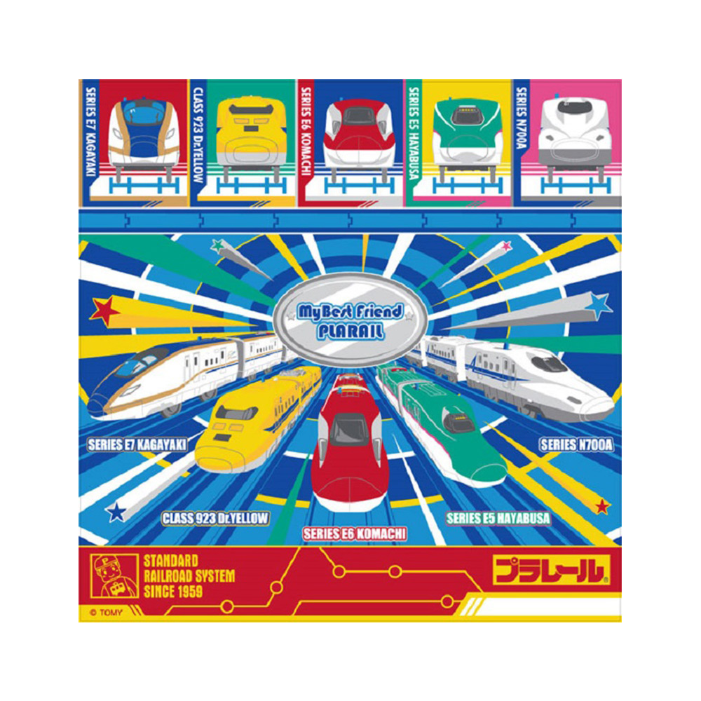 卡通手帕-Plarail(5主角)示意圖