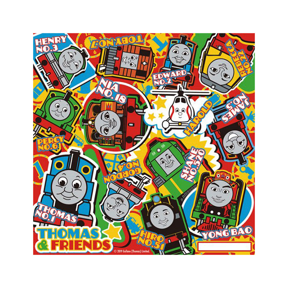 卡通手帕-湯瑪士小火車(多彩.星星)示意圖