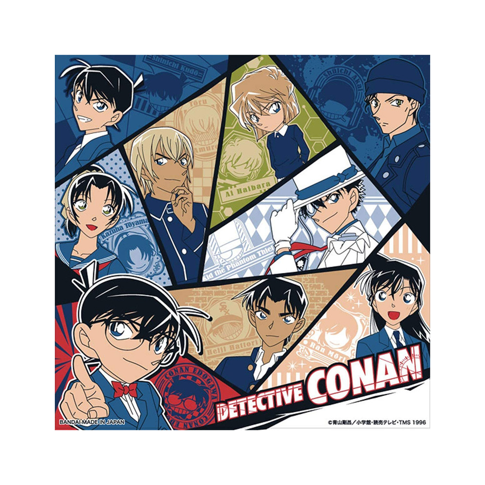 卡通手帕-名偵探柯南(鑽石切格)示意圖