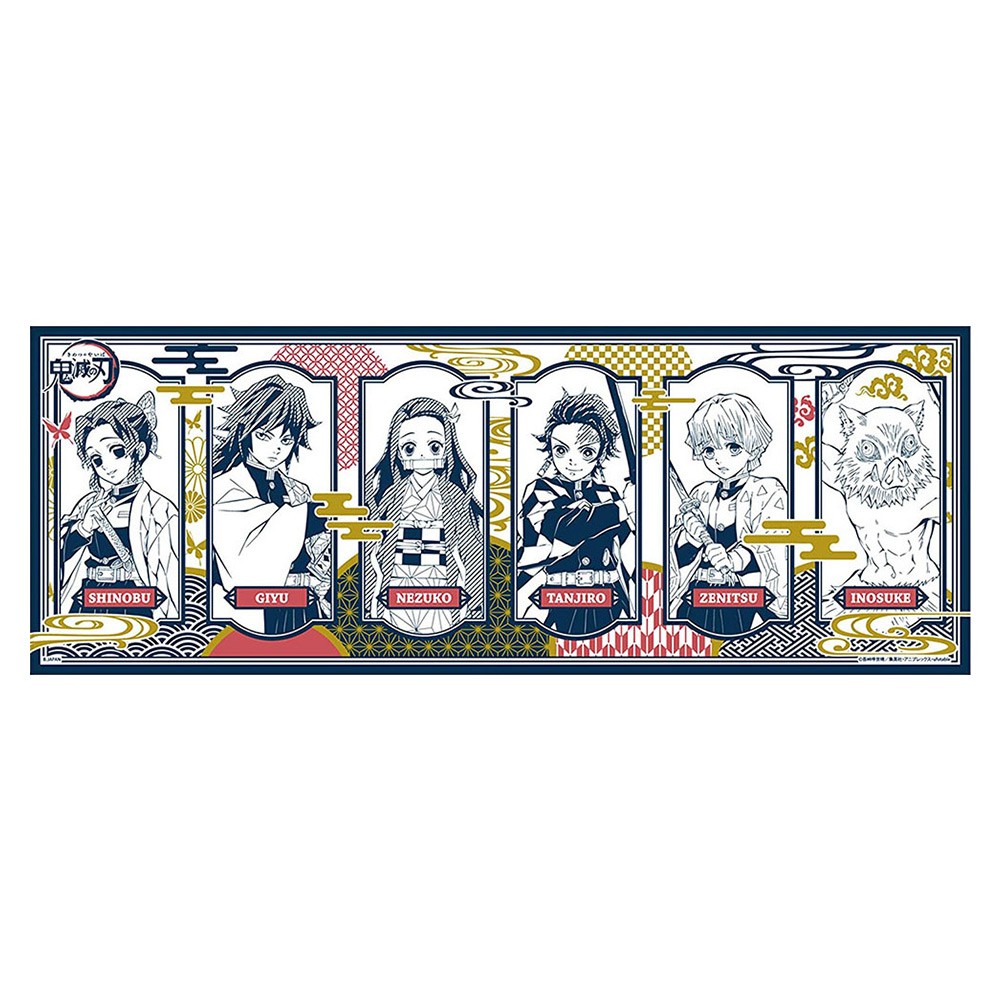 卡通手拭巾-鬼滅之刃(牌卡)示意圖