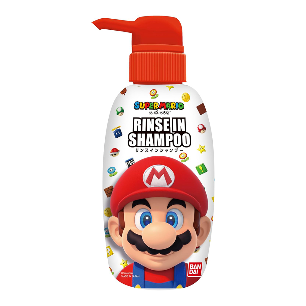 BANDAI洗潤雙效洗髮精(瑪利歐)300ml示意圖