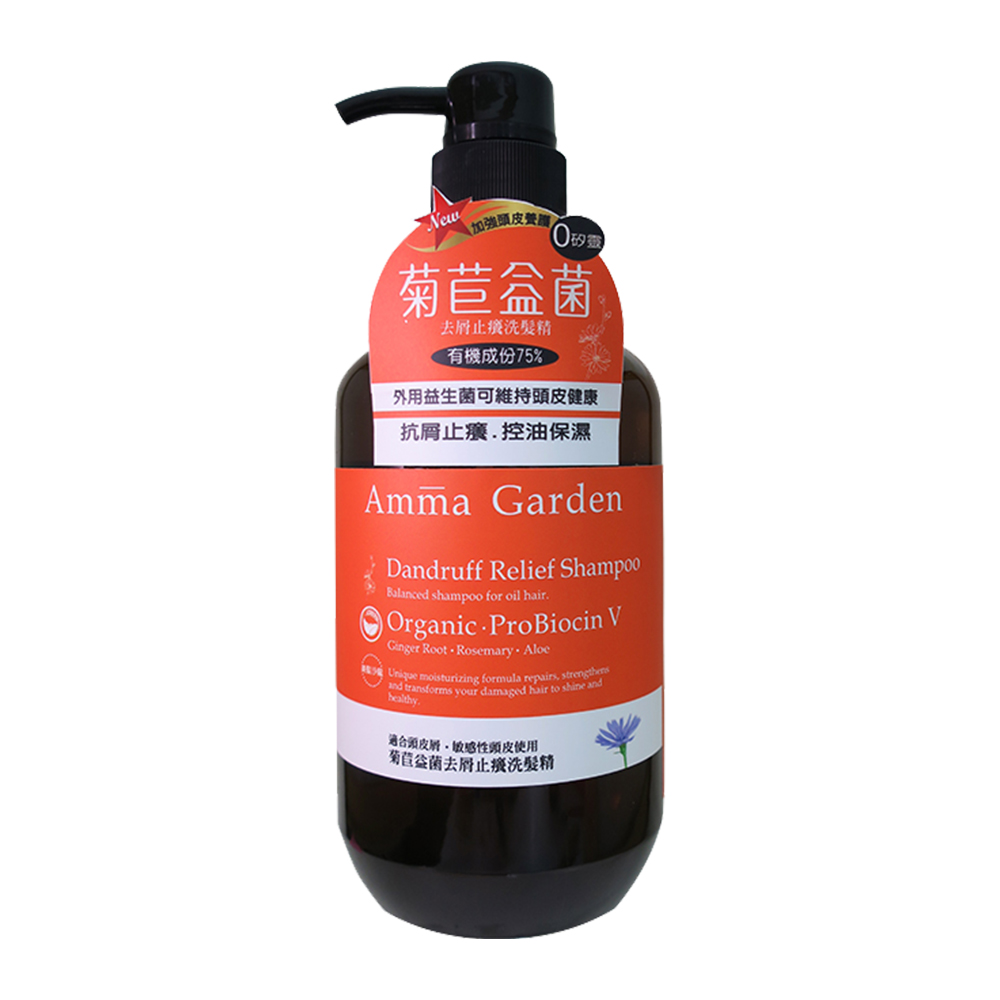 菊苣益菌去屑止癢洗髮精750ml示意圖