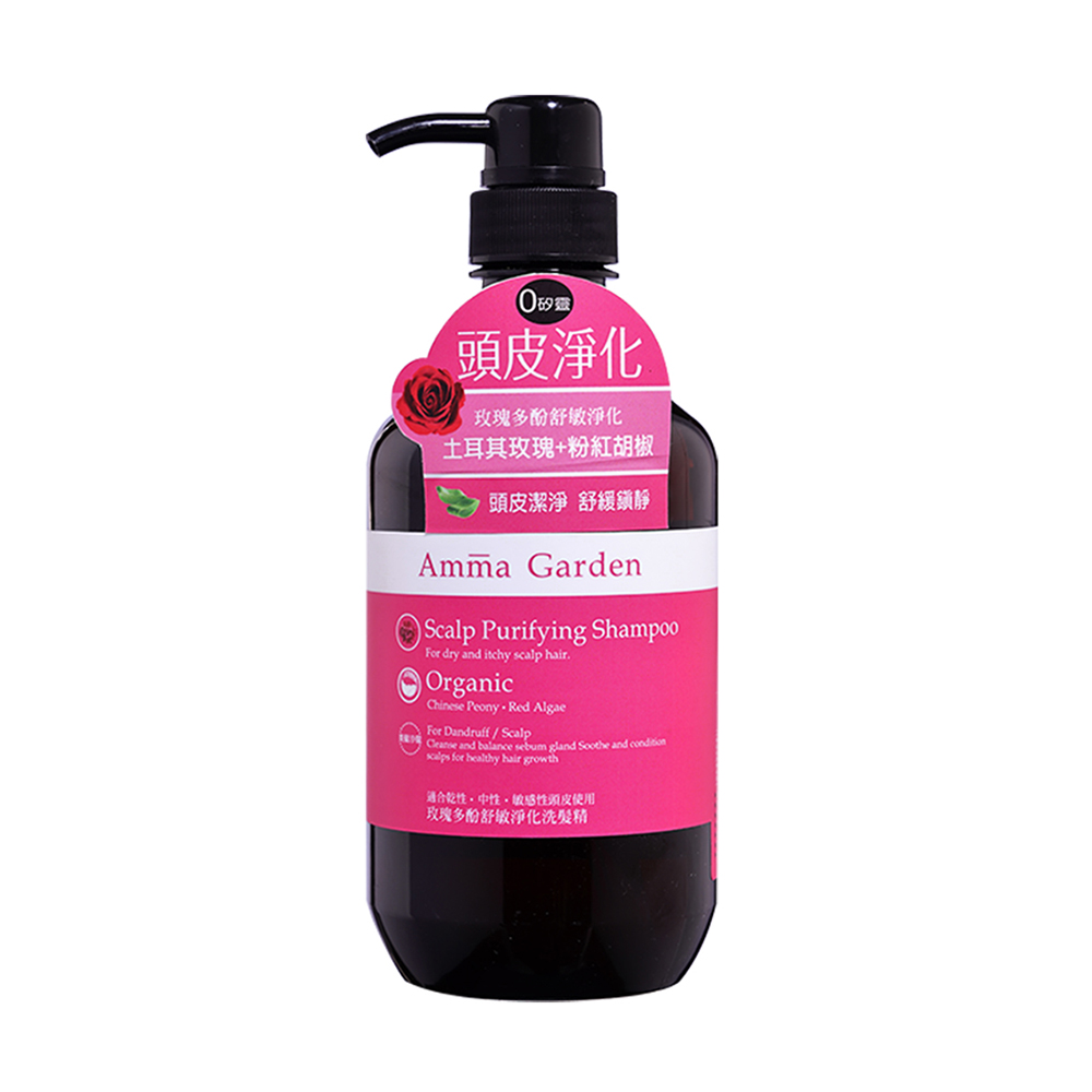 玫瑰多酚舒敏淨化洗髮精750ml示意圖