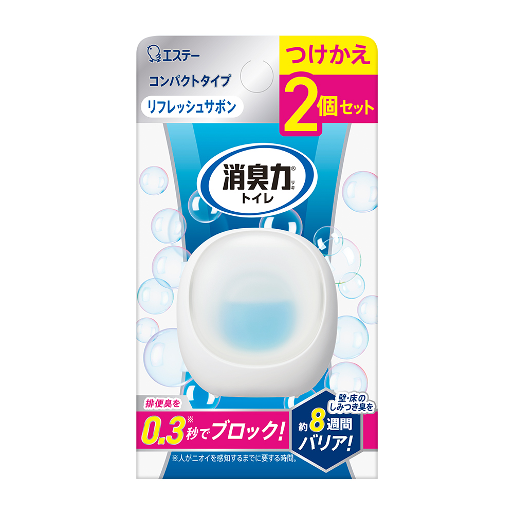 ST浴廁2Way持久消臭力補充劑組-清新皂香6mlx2入示意圖