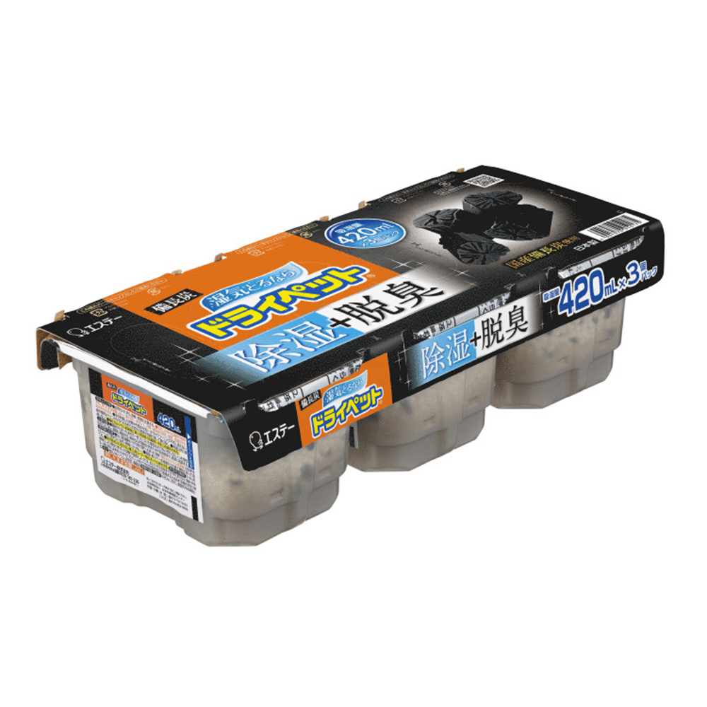 ST備長炭吸濕盒(420ml x 3入)示意圖