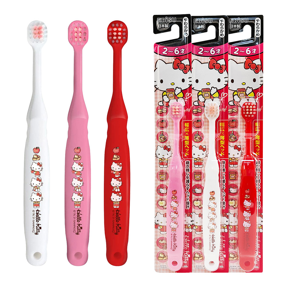 幼兒HelloKitty牙刷(2-6歲/隨機色)示意圖