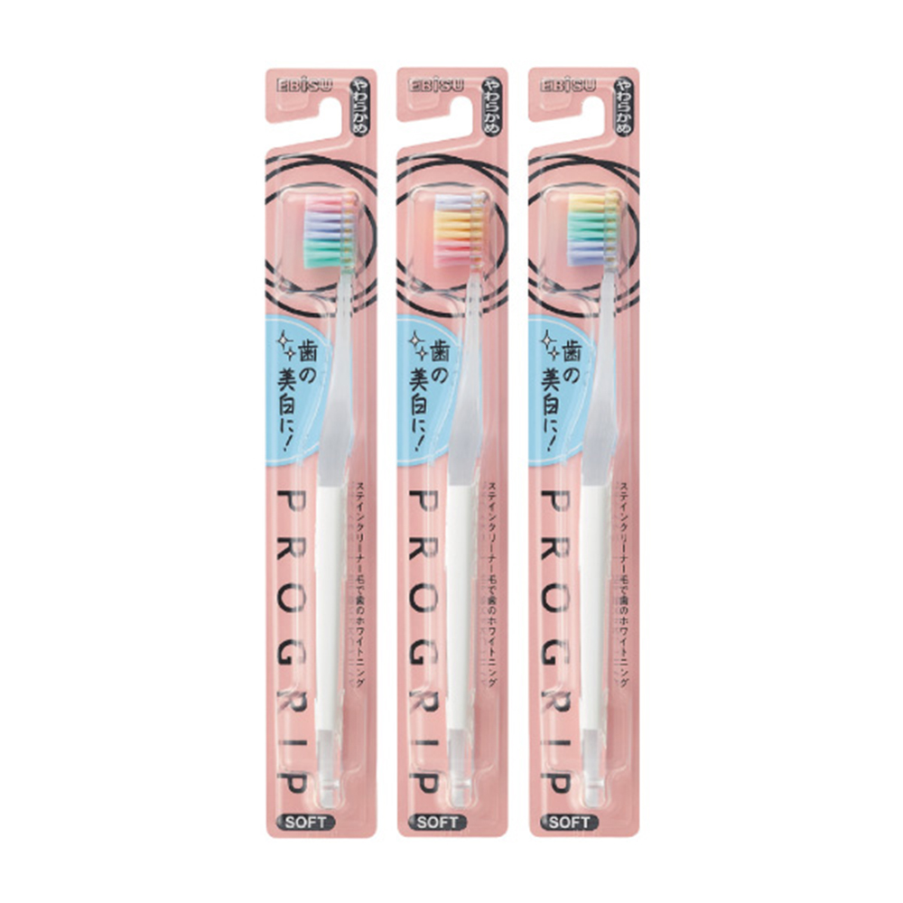EBiSU專業螺旋纖細毛去漬牙刷B-8067S(軟毛/合色)示意圖