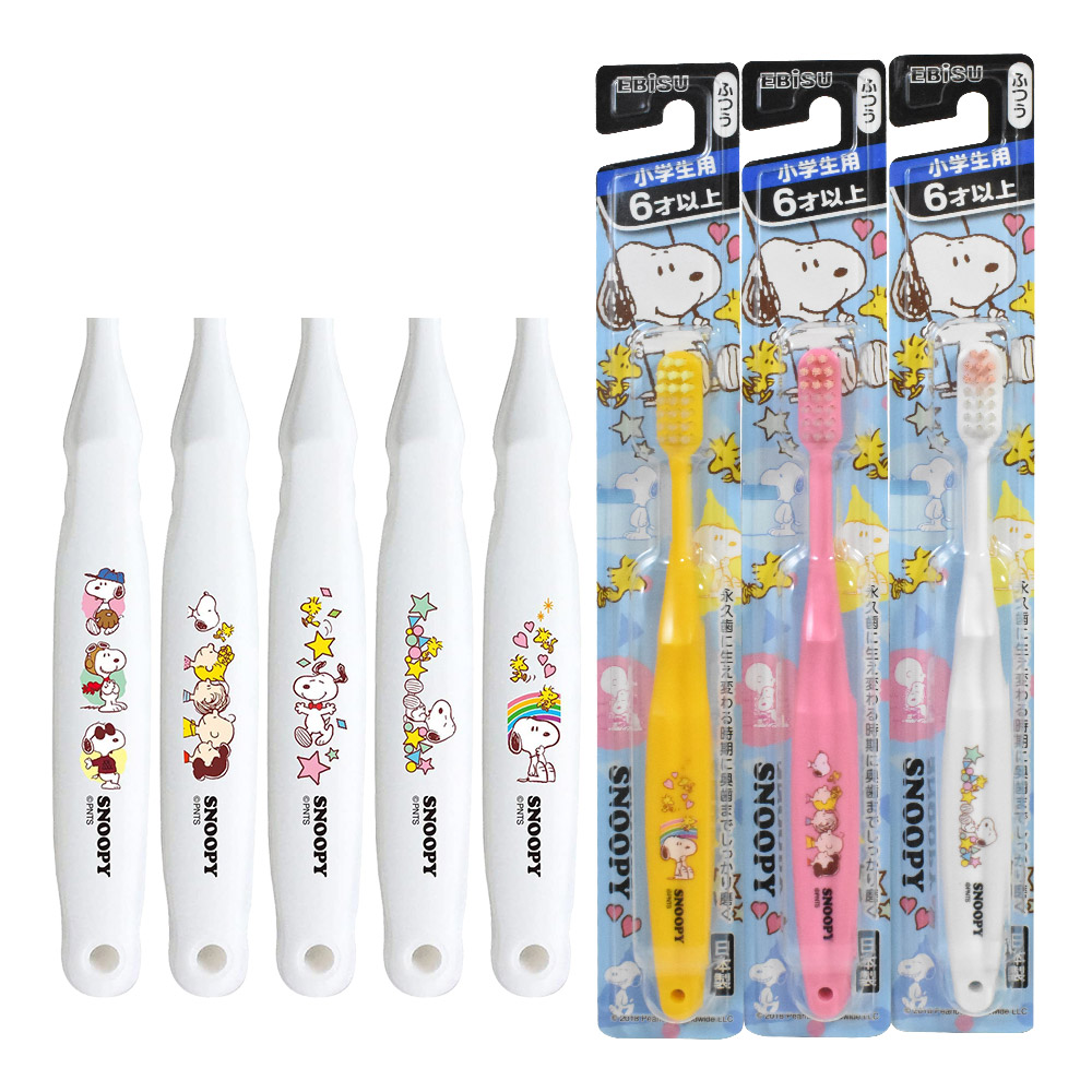 兒童史努比牙刷(6歲以上/隨機色/5種圖案)示意圖