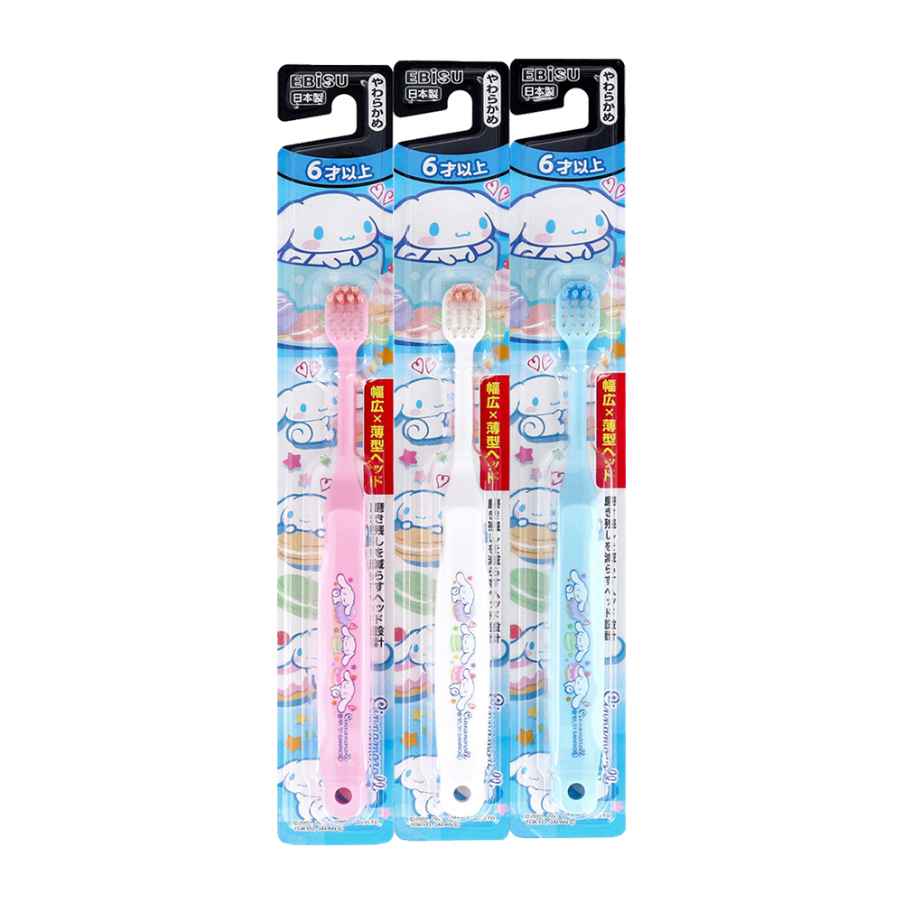 EBISU兒童大耳狗牙刷B-6382(6歲以上/合色)示意圖