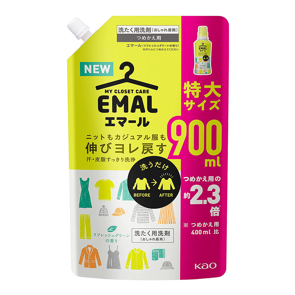 防縮洗衣精補充包(香草香)900ml示意圖