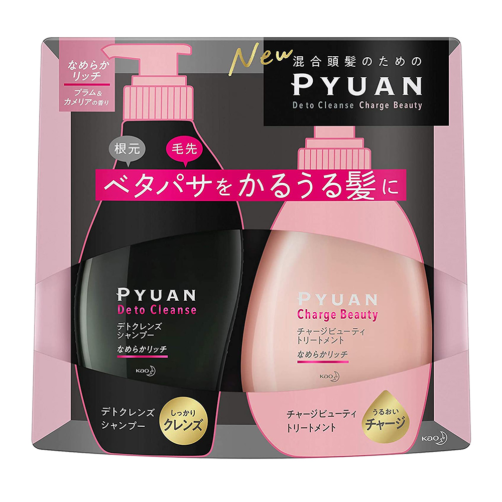 純淨養護洗潤組(柔順豐盈/甜李&山茶花)500ml示意圖