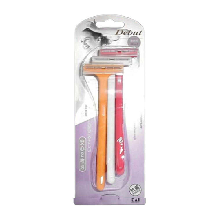 DEBUT修腋毛刀-紫3入示意圖