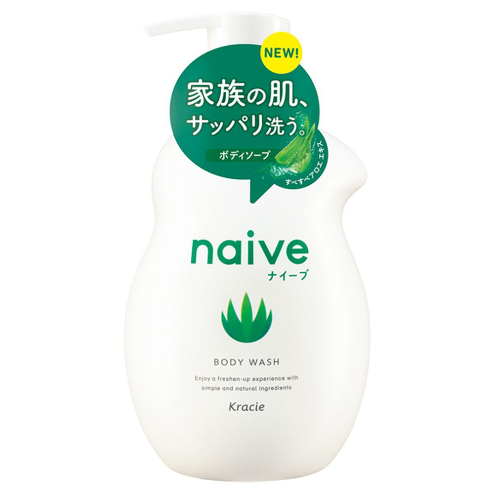 Kracie植物沐浴乳(水潤蘆薈)530ml示意圖