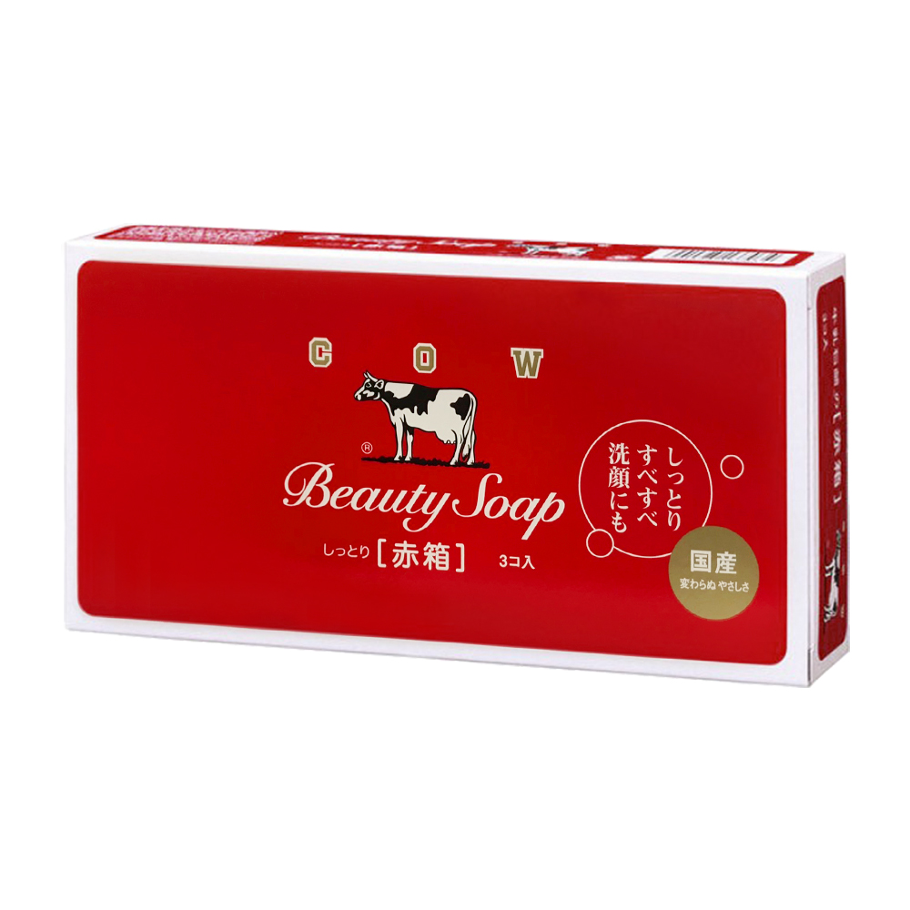 牛乳石鹼牛乳香皂3入裝(玫瑰滋潤)90g示意圖