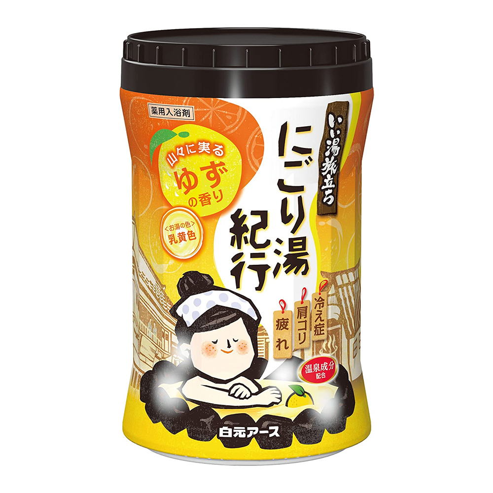 濁湯溫泉旅行記保濕入浴劑(柚子)600g示意圖