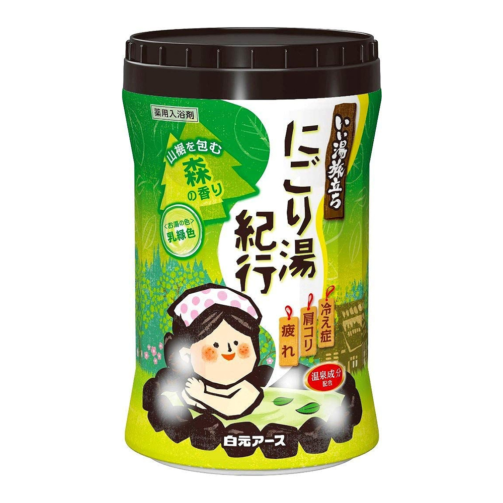 濁湯溫泉旅行記保濕入浴劑(森林)600g示意圖