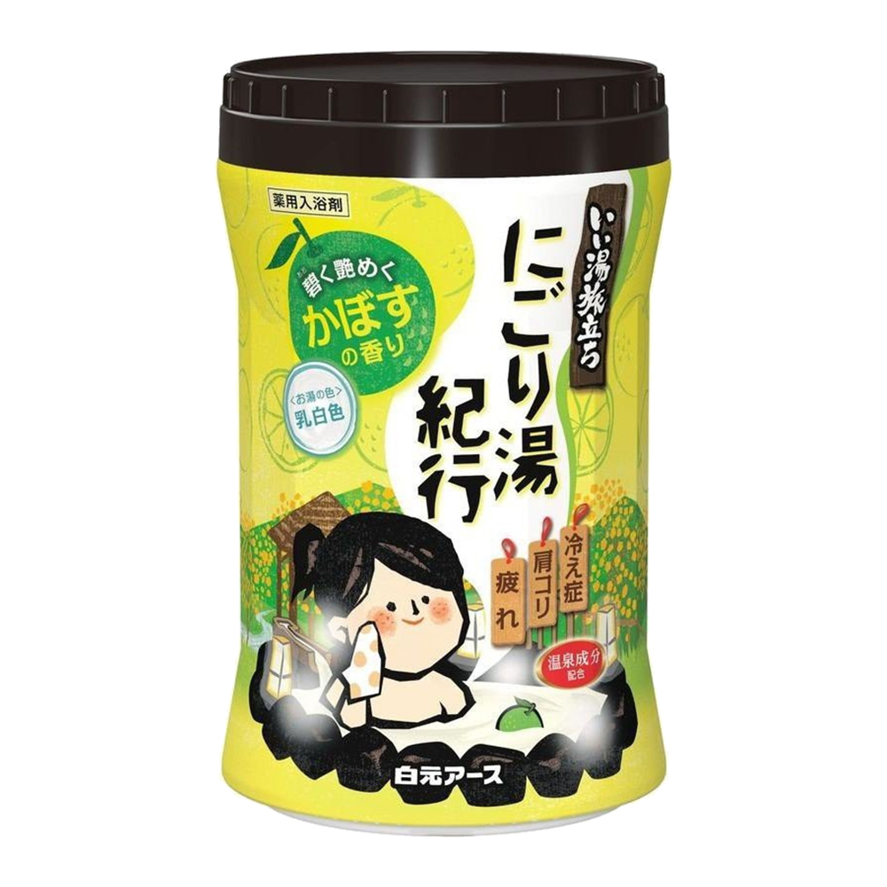 濁湯溫泉旅行記保濕入浴劑(柑橘)600g示意圖