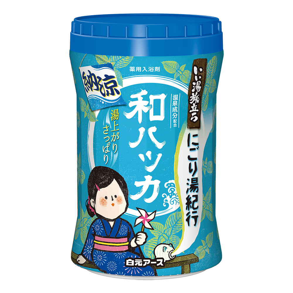 白元納涼濁湯溫泉旅行記保濕入浴劑(薄荷)540g示意圖