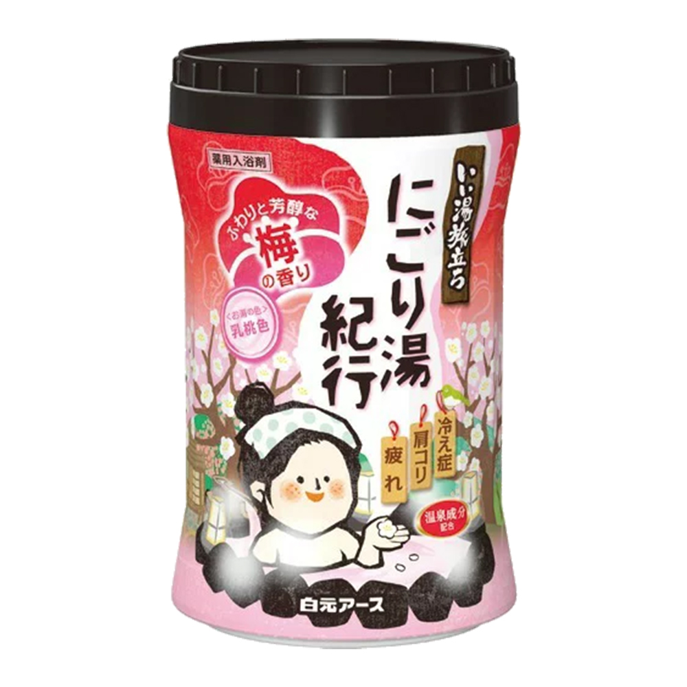 濁湯溫泉旅行記保濕入浴劑(梅花)600g示意圖