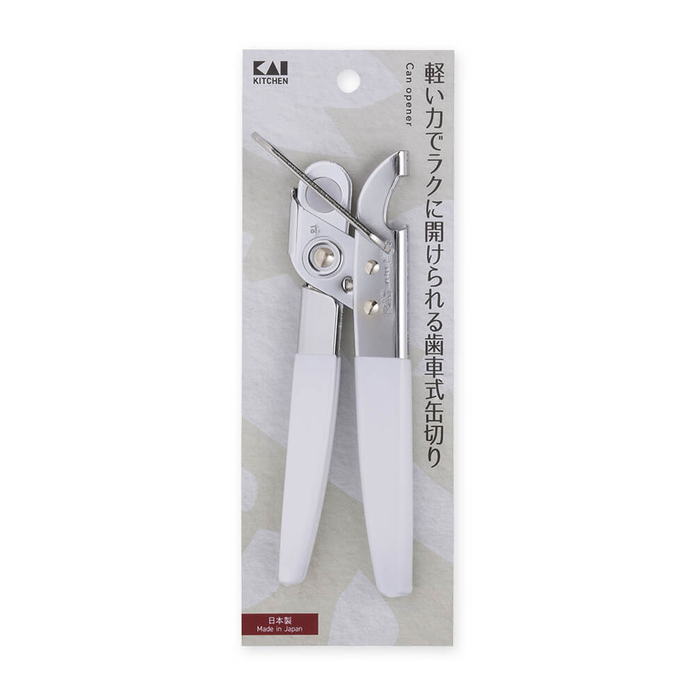 貝印KAI旋轉開罐器示意圖