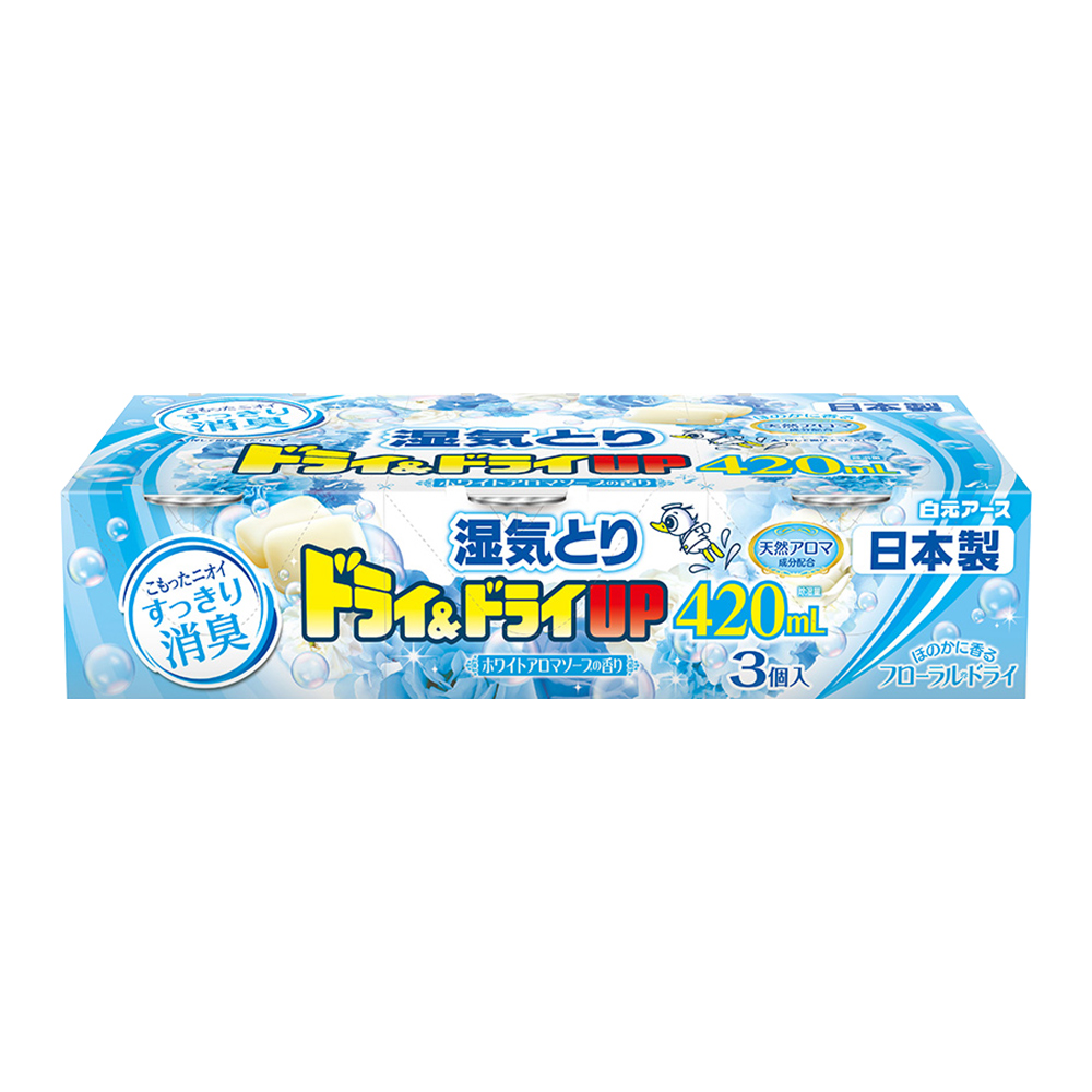 芳香吸濕盒(皂香)420ml x 3入示意圖