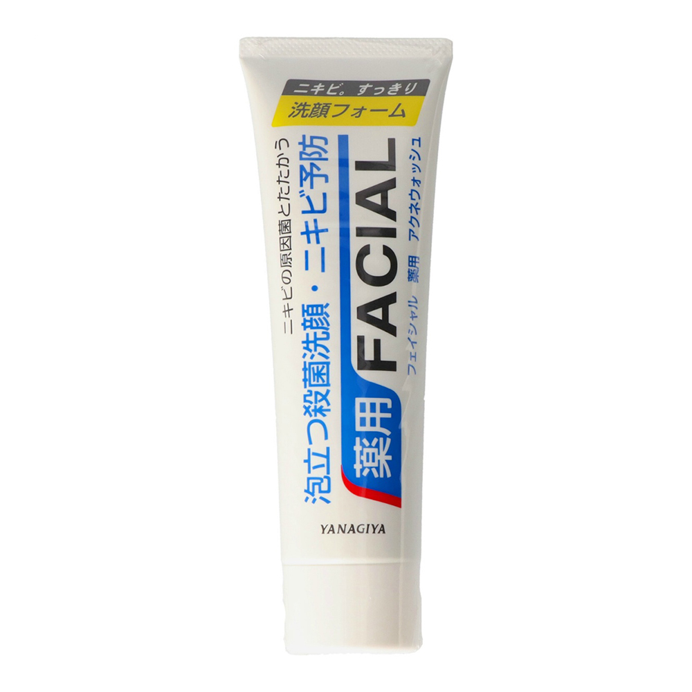 柳屋FACIAL深層潔淨洗面乳140g示意圖