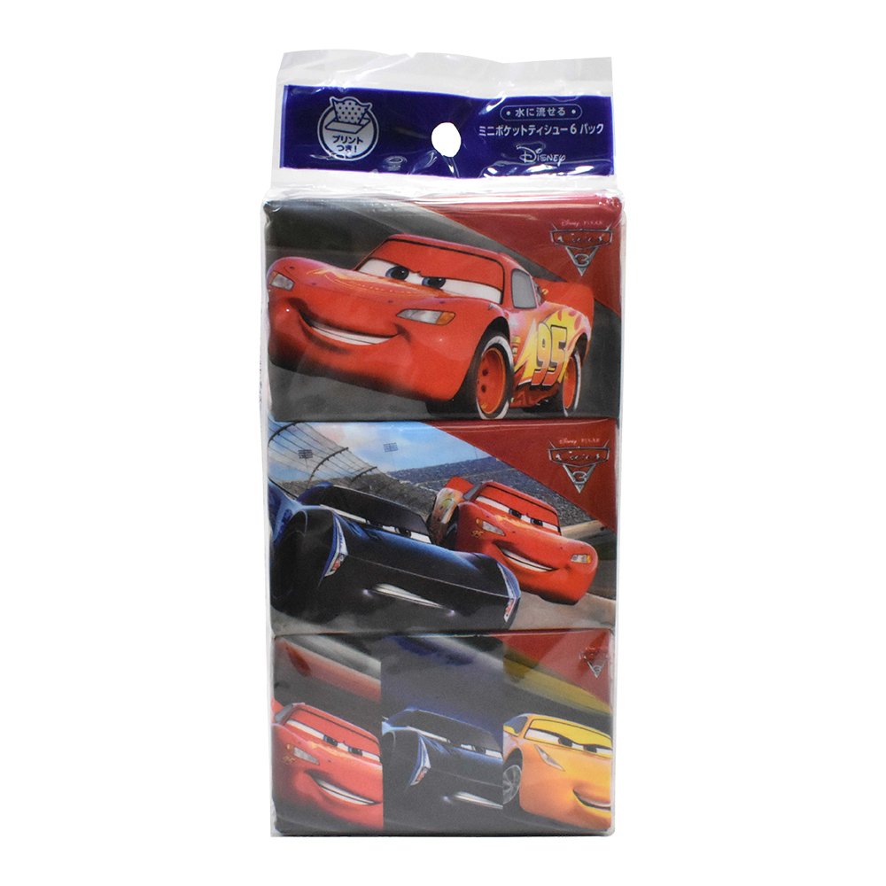 HAYASHI 汽車總動員印花面紙(迷你型/8抽)6入1組示意圖