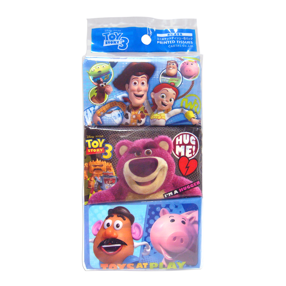 HAYASHI 玩具總動員印花面紙(迷你型/8抽)6入1組示意圖