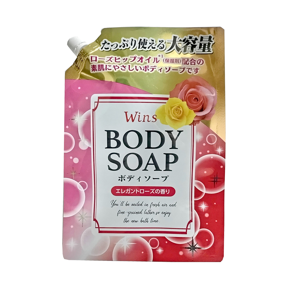 WINS玫瑰潤膚沐浴乳(補充包)900g示意圖