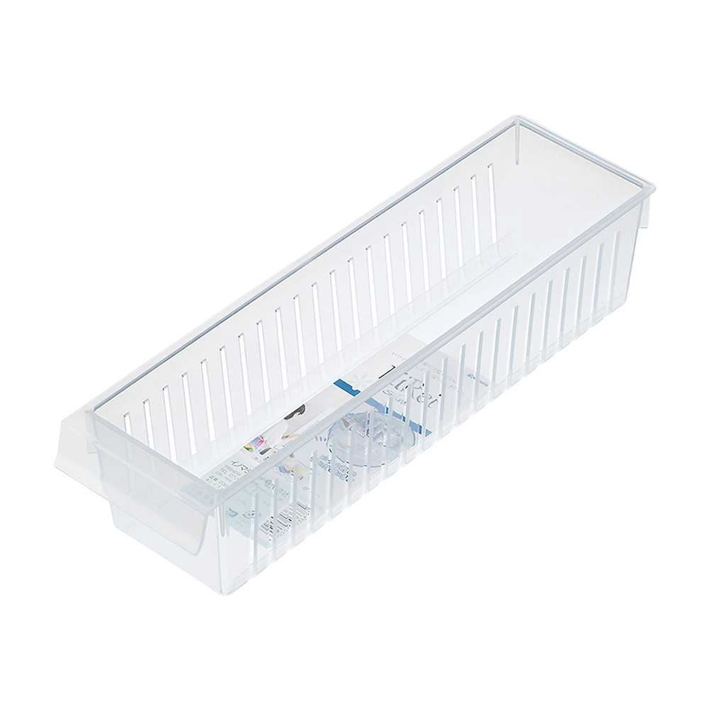 冰箱長型收納籃-中示意圖