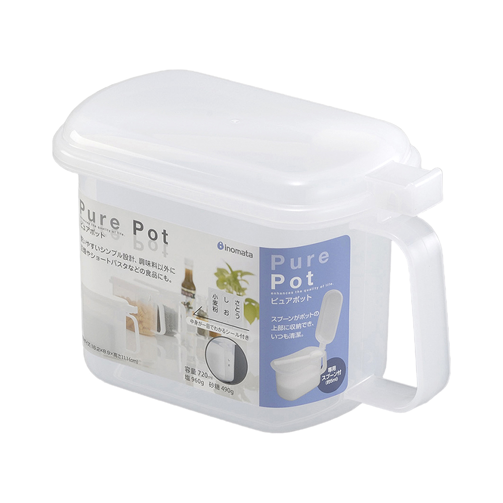 inomata附匙儲存罐-白示意圖