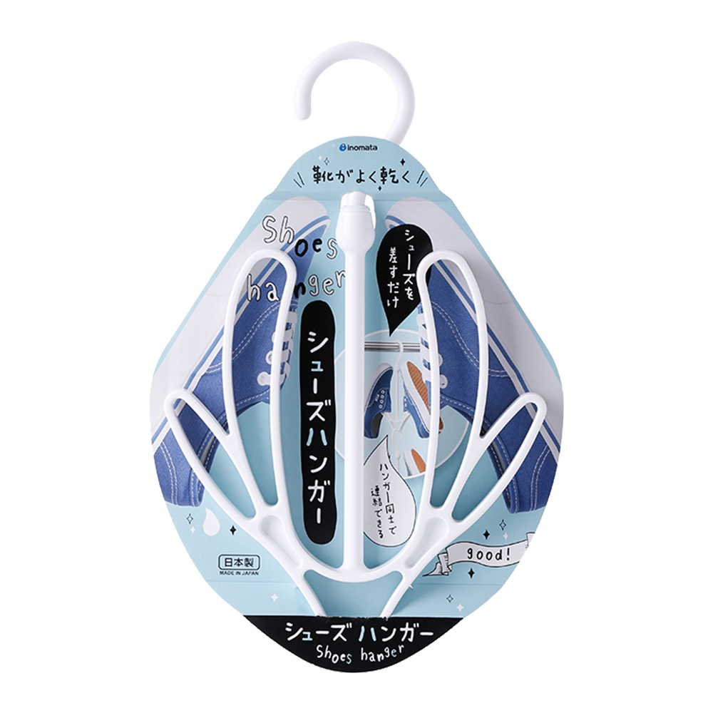 可連接曬鞋架-白色示意圖