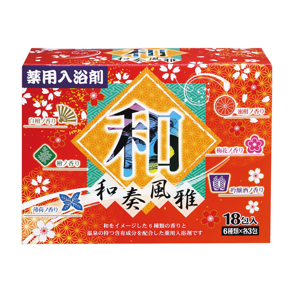 扶桑化學 和奏風雅入浴劑25g x 18入示意圖