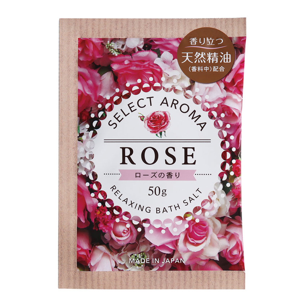 扶桑化學 嚴選精油香入浴劑-玫瑰50g示意圖
