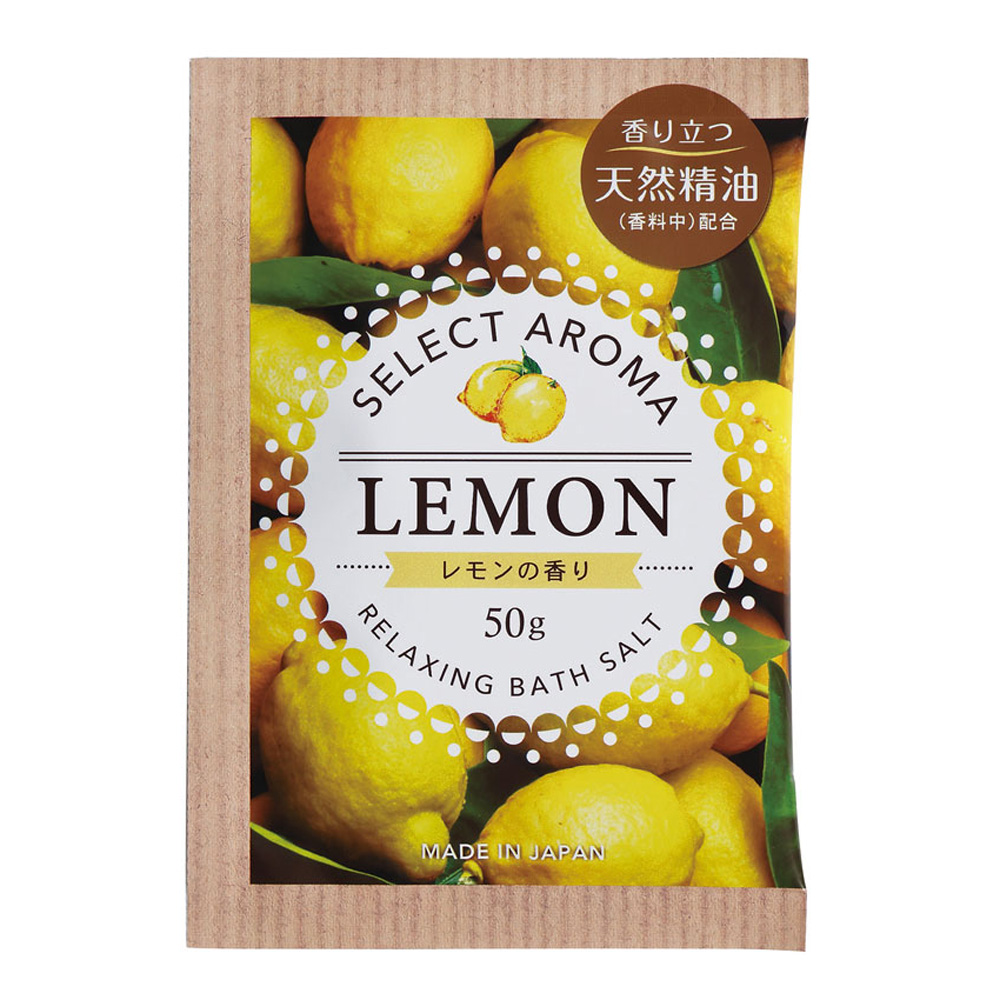 扶桑化學 嚴選精油香入浴劑-檸檬50g示意圖