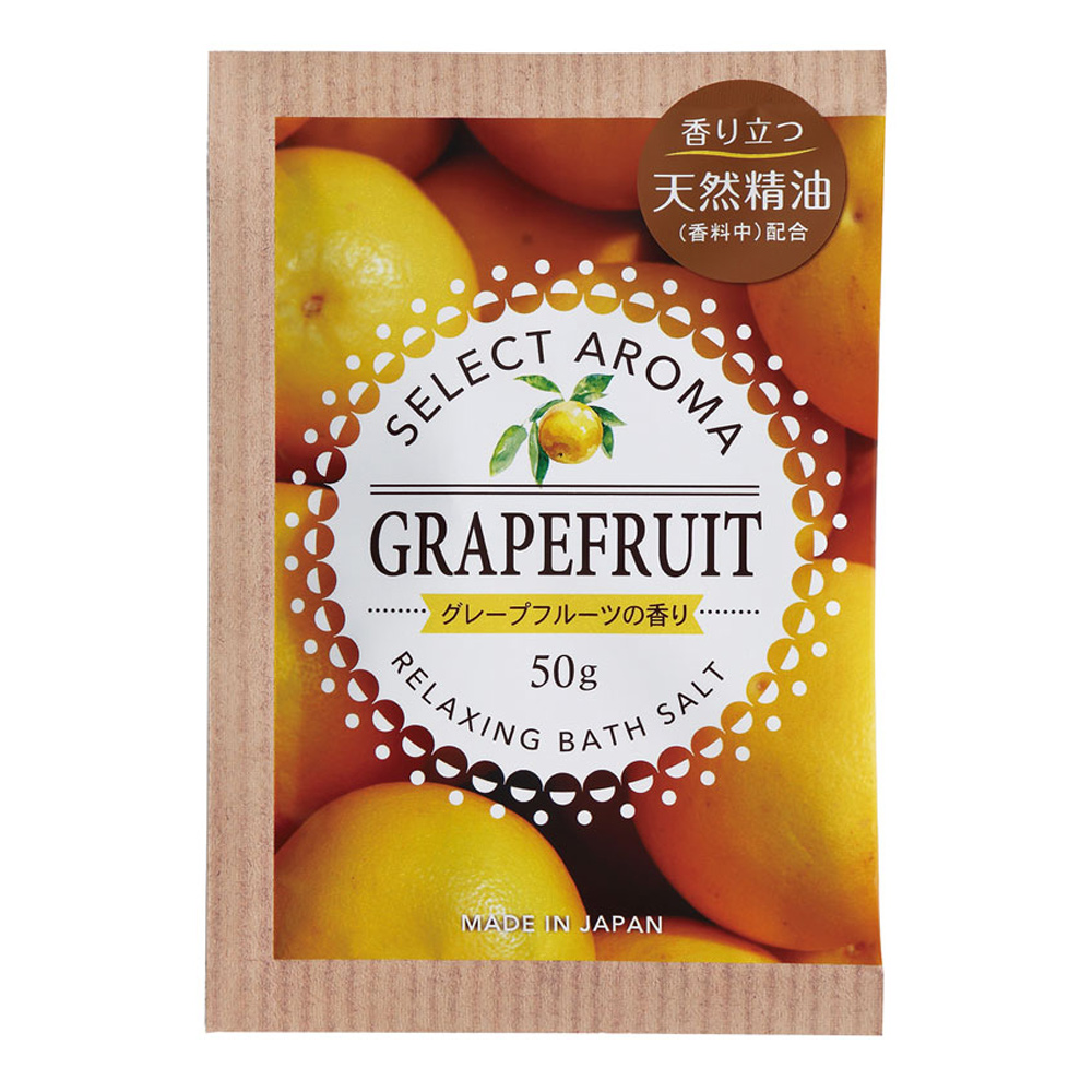 扶桑化學 嚴選精油香入浴劑-葡萄柚50g示意圖