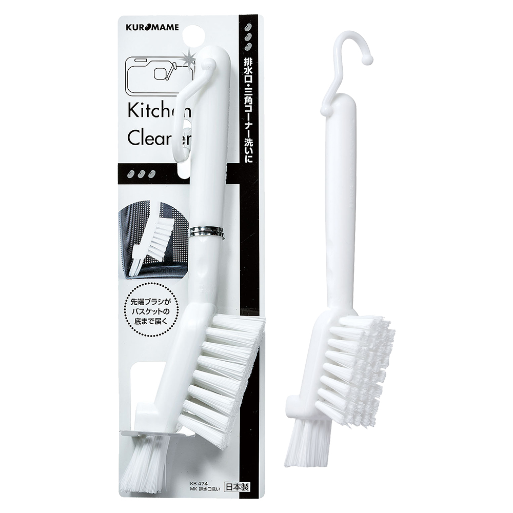 水槽排水口提籠清潔刷示意圖