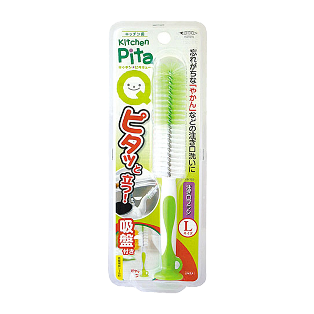 大口徑注入口清潔刷(綠) L示意圖