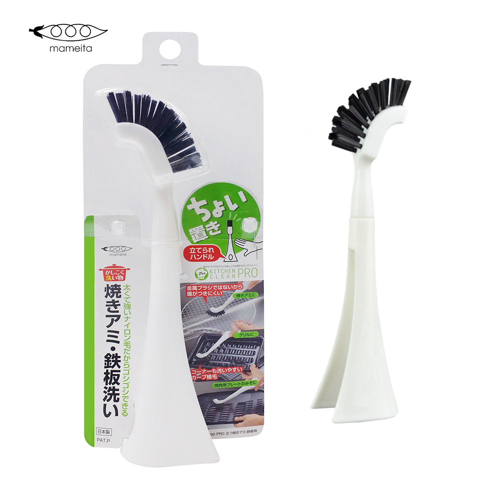 燒烤鐵板網器專用清潔刷示意圖