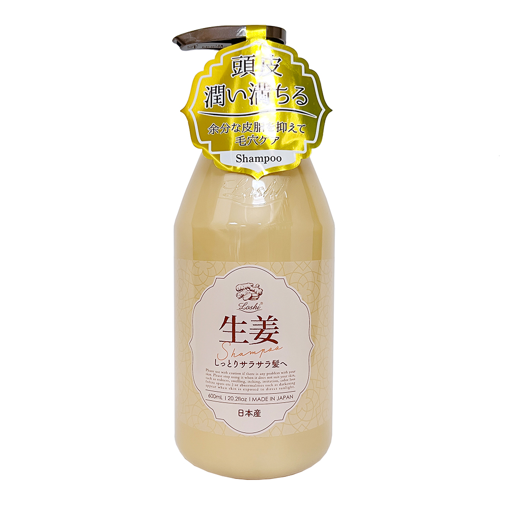 Loshi生薑洗髮精600ml示意圖