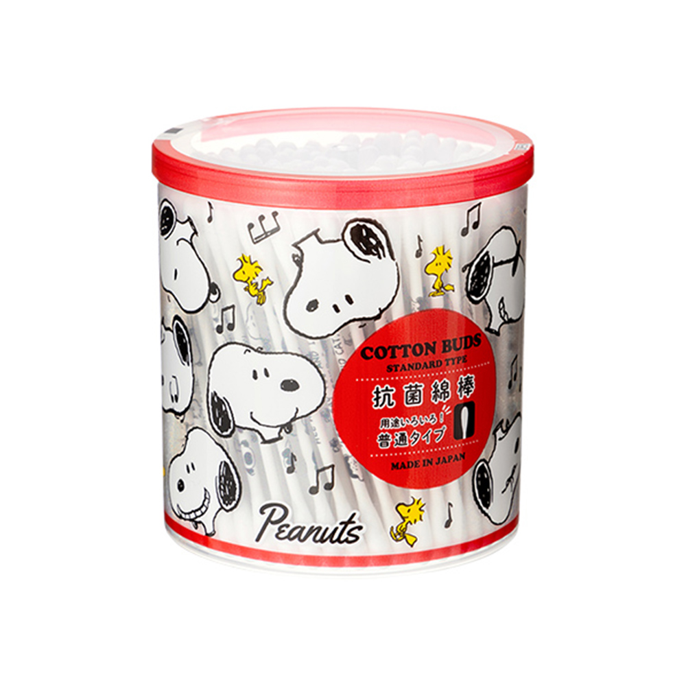 SANYO史努比標準型抗菌棉花棒200支入示意圖