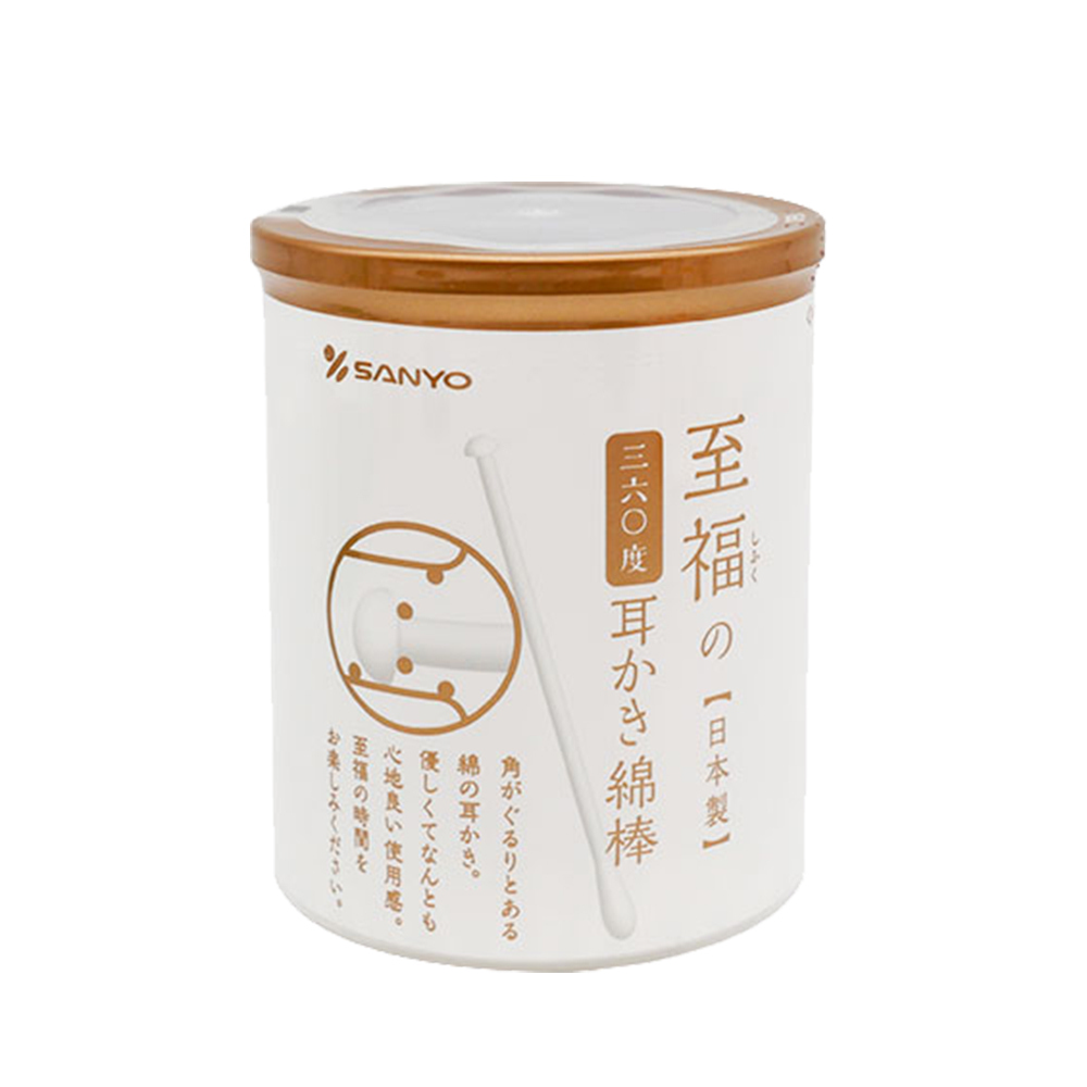 360度耳扒紙軸棉花棒100支入示意圖