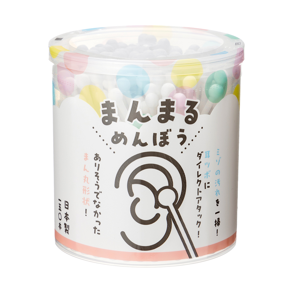 圓球按摩棉花棒150支入示意圖