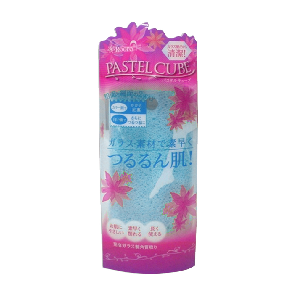 Rooro 粉彩足部去角質石(藍)示意圖